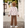 thumbnail image 5 of Arshiner Boys Pant Sets Long Sleeve Shirts and Pants Crewneck Sweatshirt for Fall Winter, 5 of 6