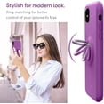 thumbnail image 2 of for iPhone Xs Max Silicone Case with Kickstand | Anti-Scratch Full-Body Shockproof Protective Case for iPhone Xs Max - Purple, 2 of 14