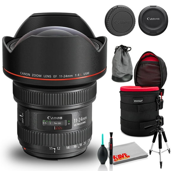 Canon EF 11-24mm f/4 L USM Lens Bundle (International Version)