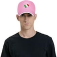thumbnail image 6 of Italia Italy Italian Flag Sandwich Hat Adjustable Baseball Cap Casquette Fit Men and Women Dad Caps, 6 of 6