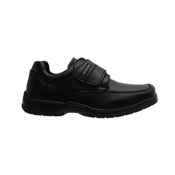 Mocasín Niño Mini Vic Escolar Velcro Formal negro 23.5