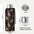 thumbnail image 7 of 20 Oz Pitbull Dog and Footprint Coffee Tumbler Double Wall Insulated Stainless Steel Water Bottle | Metal Reusable Thermoses Flask with Cup Cap | Leak & Sweat Proof with Anti-Dust Lid, 7 of 7