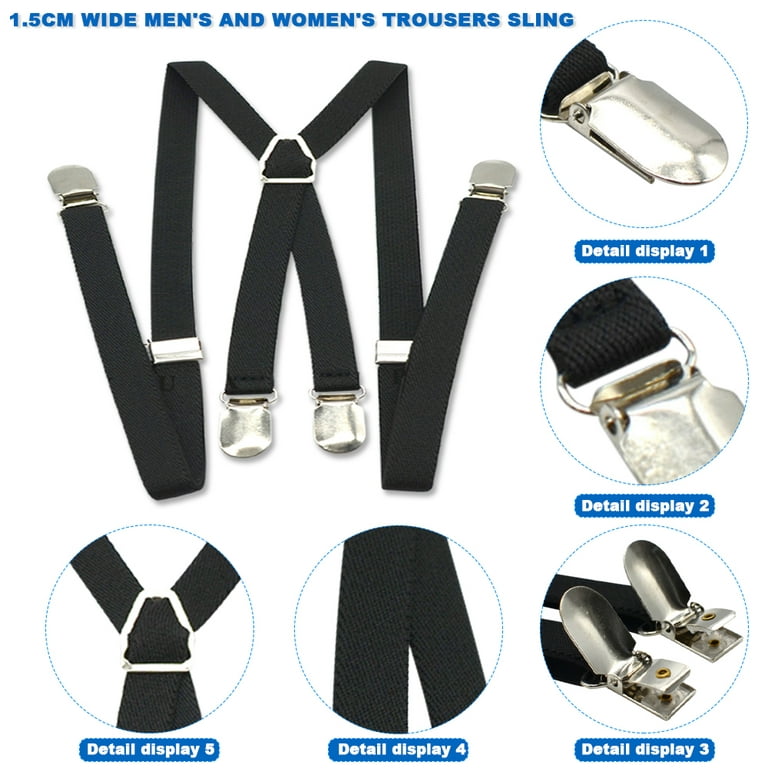 Buy Imported Adult Unisex Clip-on Braces Elastic Y-back Suspender