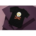 thumbnail image 5 of Old Glory Youth Eggs And Bacon Skull And Cross Bones Short Sleeve Graphic T Shirt, 5 of 6