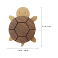 thumbnail image 3 of UPOUART Turtle Shaped Wooden Clothes Hook for Home MultiFunctional Wall Hanger and Drawer Pulls 8.5 Inches, 3 of 8