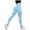 Sky Blue, variant on enyan Women's Leggings High Waisted Seamless Butt Lifting Train Control Cellumove 3d Legging(Dark Gray,L)