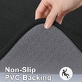 thumbnail image 4 of Smiry Memory Foam Bathroom Rugs 36x24, Soft Absorbent Bath Rugs, Non-Slip Machine Washable Dry Bathroom Mat for Bathroom Floor, Black, 4 of 6