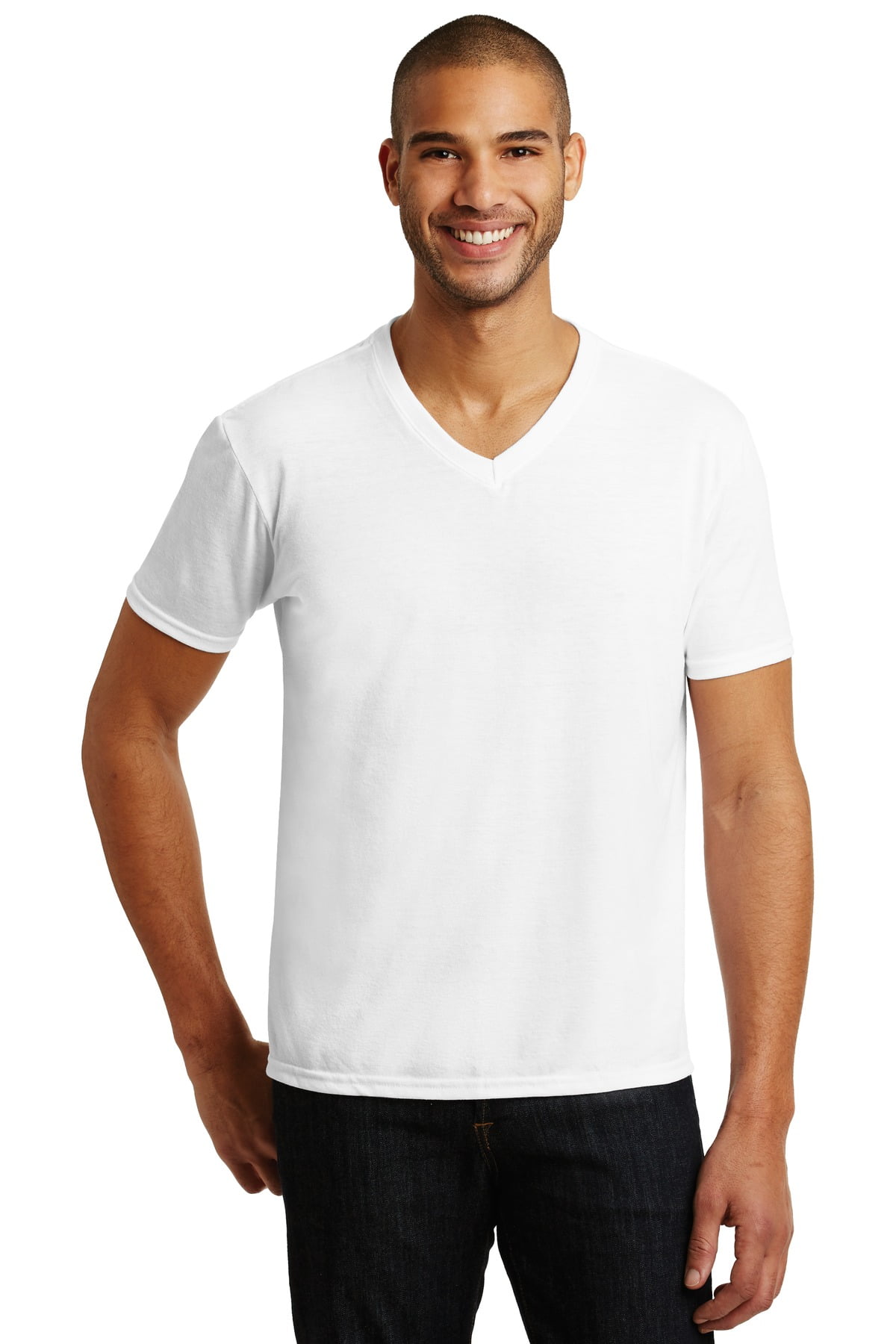 anvil tri blend v neck
