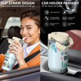 thumbnail image 5 of 30 Oz Tumbler Give the Teacher Light Blue Flowers Tumbler with Lid and Straw, Birthday Gift Cup for Friend Women Men Coffee Travel Mug Thanksgiving Day Halloween Christmas Gift Water Bottle, 5 of 7