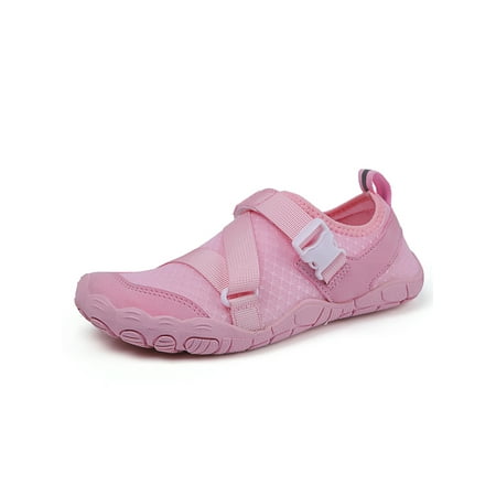 

Sanviglor Unisex Aqua Socks Quick Dry Wading Shoes Beach Water Sport Shoe Climbing Comfort Anti-Slip Sneakers Soft Barefoot Pink 7