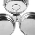 thumbnail image 4 of ColoMX Molde antiadherente para escalfar huevos, bandeja de acero inoxidable para hervir huevos, herramienta de cocina, sartén multifuncional para escalfar huevos al vapor y cocidos., 4 of 7