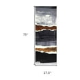 thumbnail image 3 of 2' x 6' Gray and Brown Abstract Southwest Washable Runner Rug, 3 of 5