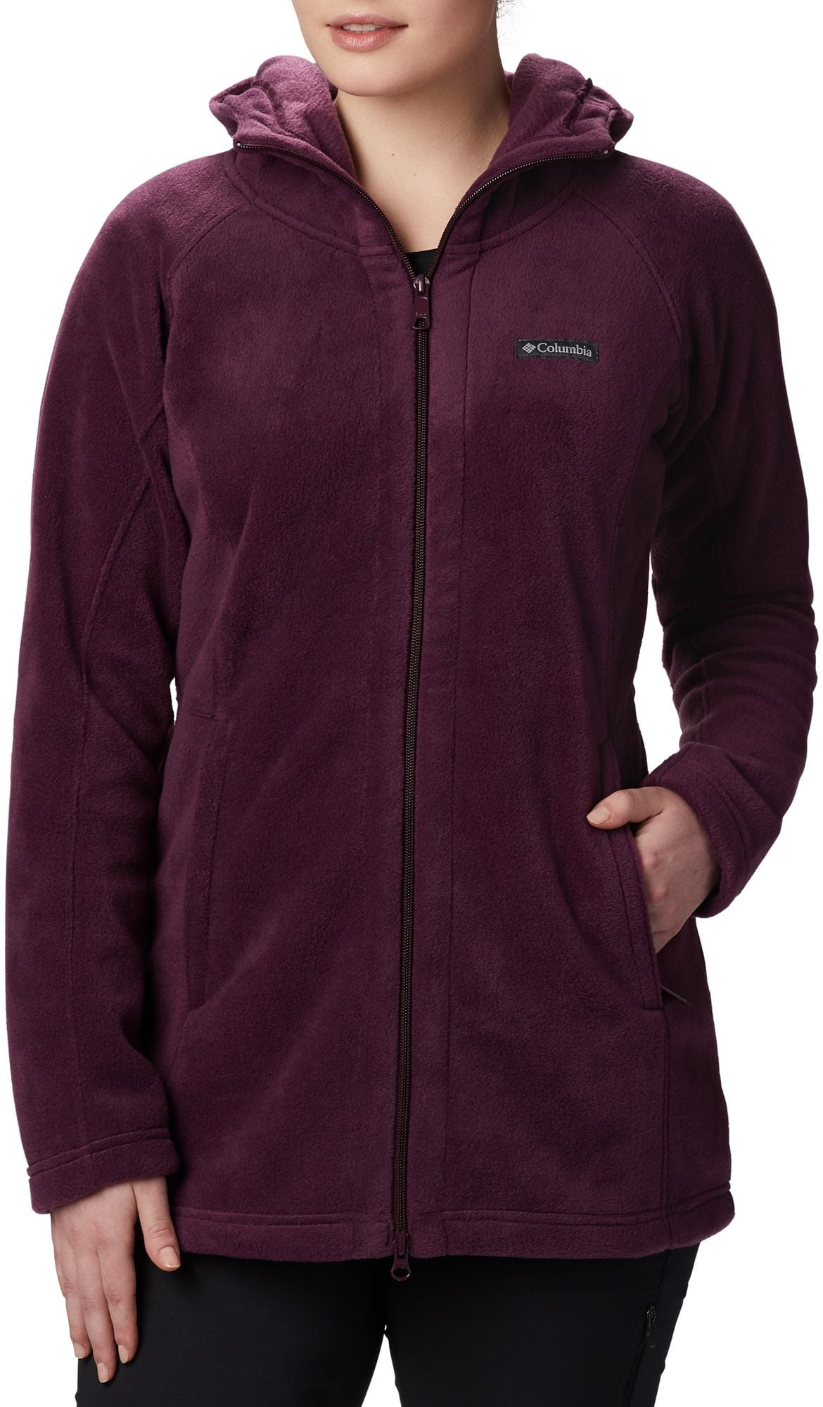 columbia benton springs hooded fleece jacket