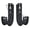 Black, variant on YAOYAO LAND 25 Pack 2-Inch Galvanized Steel Cable Support J-Hooks with Retainer Clips - Heavy Duty Wall Mount Cable Management Hooks for Structured Cabling & Organization