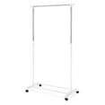 thumbnail image 2 of Whitmor Rolling Adjustable Garment Rack - White, 2 of 7