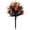 Multicolor,C, variant on Halloween Pumpkin Black Foliage Garden Stake, Artificial Fall Bush Yard Spike Decor, Spooky Dark Greenery Plants Stake for Porch Outdoor Lawn, Festive Halloween Ornament for Garden Pathway Yard Decor