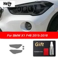 thumbnail image 3 of Película protectora de TPU para faros delanteros de coche, tintado en negro ahumado, para BMW X1, F48, X2, F39, X3, F25, G01, X4, F26, G02, X5, F15, G05, X6, F16, G06, X7, 3 of 5