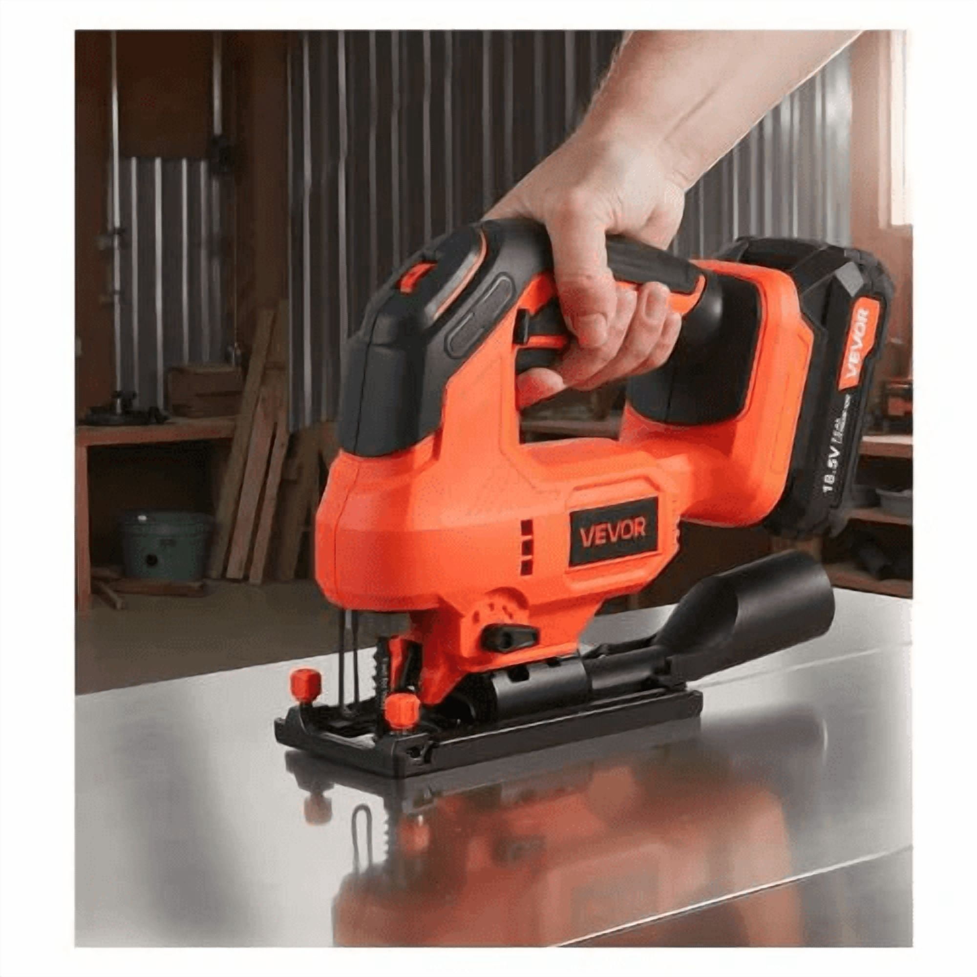20V Cordless Jig Saw 3000 SPM Blade Speed Cordless Jigsaw with Battery and Charger