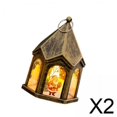 thumbnail image 1 of 2 Accesorios De Diseño De Luz Nocturna Navideña, Figurita Creativa De Mesa, Lámpara De Escritorio De Navidad, Papá Noel De Bronce, 1 of 10