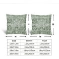 thumbnail image 3 of Sage Green Boho Throw Pillow Covers 20x20 Inch Bohemian Carpet Ethnic Pillow Cases Vintage Geographic Persian Rug Farmhouse Throw Pillows Set of 2 Home Decor for Room Porch Patio Couch Outdoor, 3 of 6