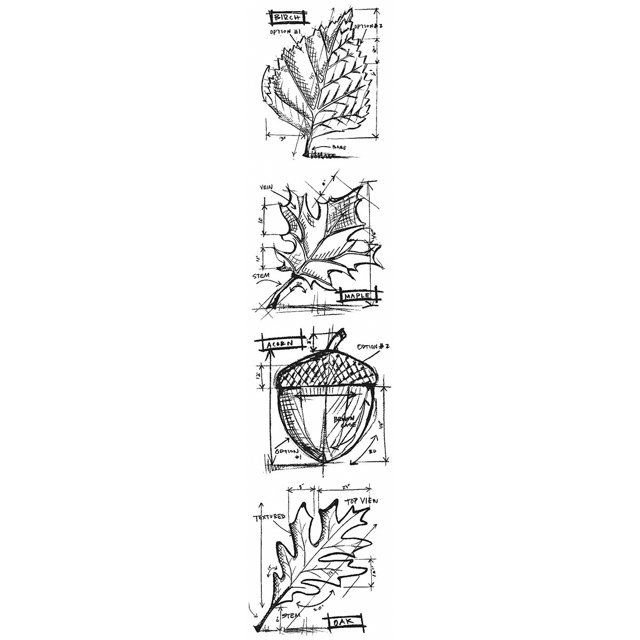 Tim Holtz Mini Plans d'Écran Bandes Adhésives 3"X10 Pouces-Automne