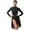 Black, variant on Doomiva Women Contemporary Lyrical Dance Dress Rhinestones Figure Skating Dress Long Sleeve Ballet Leotard Dusty Blue S