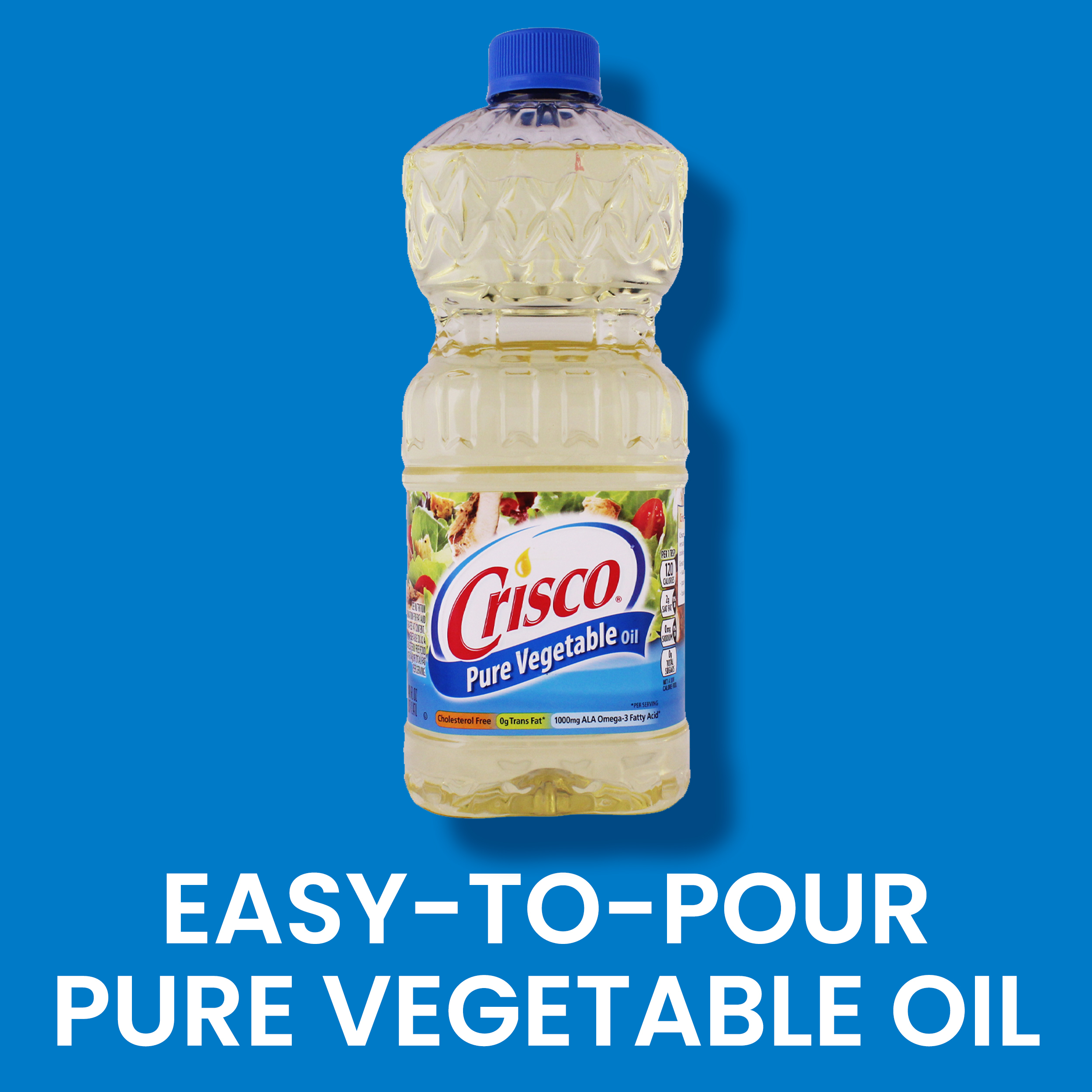 Crisco Pure Vegetable Cooking Oil, 40 fl oz - image 4 of 11