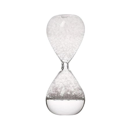 

Bubble Singing Dream Crystal Hourglass Motion Timer Craft Birthday Gifts Glass Liquid for Kitchen School Teaching Office Table Children clear