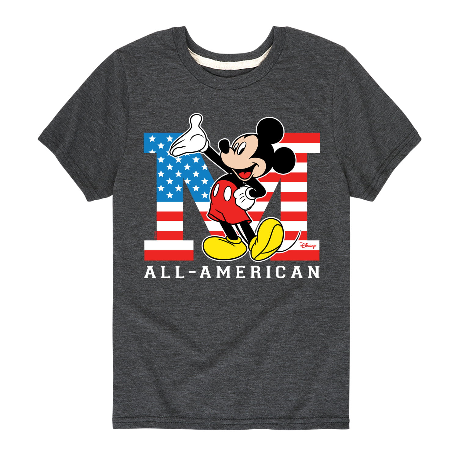 Disney - Americana - Mickey Flag All American - Toddler And Youth Short ...