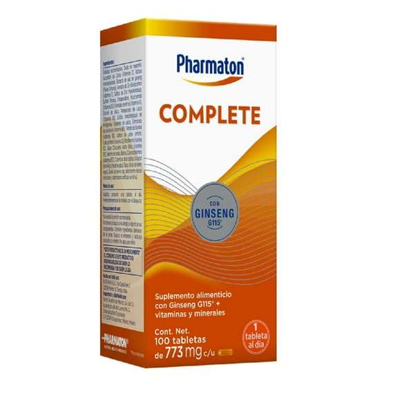 Multivitaminico Pharmaton Complete 100 capsulas