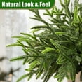 thumbnail image 6 of Yastouay 4pcs Christmas Norfolk Pine Stem,36 inch Artificial Christmas Pine Picks for Christmas Decor, 6 of 8