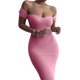 thumbnail image 4 of Txlixc Vestido de mujer bodycon, vestido de manga corta de color sólido, adecuado para fiestas Txlixc moda, 4 of 8