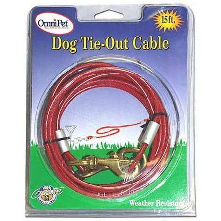 Tie-Out Cable Vinyl Coated, Blue - 20 ft.