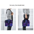 thumbnail image 5 of FORMRS Reusable Lunch Bag for Work School Leakproof Insulated Cooler with Adjustable Shoulder Strap, Purple Mushrooms Pattern, 5 of 6