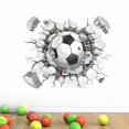 thumbnail image 1 of Pegatinas de pared de fútbol, ​​pegatinas de pared decorativas para dormitorio, club de fútbol, ​​40x50cm, 1 of 4