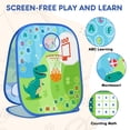 thumbnail image 3 of Juego de Lanzamiento de Saco con Dinosaurios Finditop con 6 Juegos para Niños de 3 a 8 Años, 3 of 8