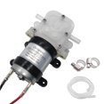 thumbnail image 1 of Bomba de diafragma autocebante de 12 V CC Bomba de agua de 10 W con tubo de silicona 2 L/min 35 PSI absorción de agua 1,5 metros adecuada para fuentes de agua potable/electrodomésticos/sistemas de ref, 1 of 5
