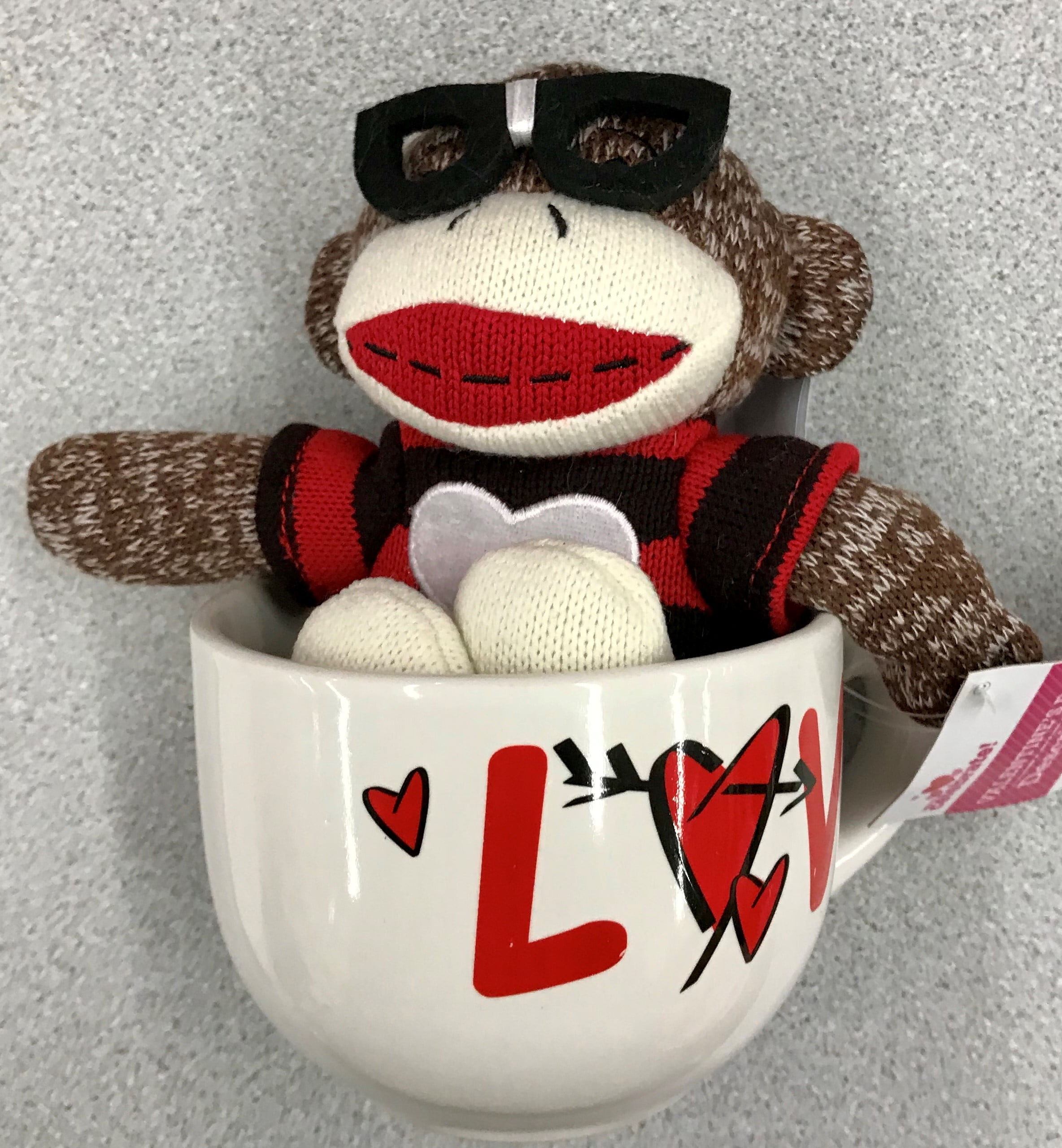 valentine sock monkey