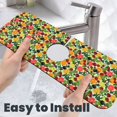 thumbnail image 6 of Sikiie Berries And Citrus Splash Guard for Sink Faucet-1 PC Super Absorbent Fast Drying Mat Sink Gadgets-Splash Guard for Kitchen, Sink Mat, 6 of 7