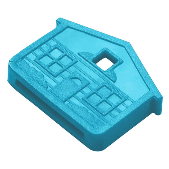 Lucky Line 16230 Light Blue House Key Cap (25-Pack)