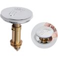 thumbnail image 1 of Desagüe automático click-clack para baño - Desagüe para bañera de hidromasaje, jacuzzi, latón macizo cromado - 42 mm LingWen 9024715623973, 1 of 1