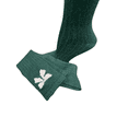 thumbnail image 2 of Sierra Socks Women's Bow Pattern Hi-Bulk Acrylic Knee-Hi Socks (Shoe Size: 4-10, Green), 2 of 4