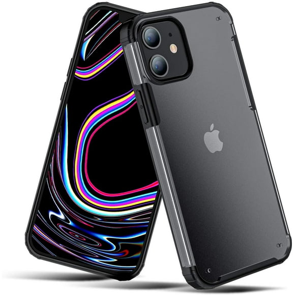 IBAOLE Case Compatible with iPhone SE 2020 Case, Compatible with iPhone 7 Case, Compatible with iPhone 8 Case, Durable Lightweight Shockproof CoverMatte Black