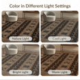 thumbnail image 7 of ODIKA 8'x10' Washable Area Rug Non-Shedding, Easy Care, Boho Ink Blot Motif With Modern Interlocking Accents Abstract Flowing Dynamic for King Size Bedroom Under Bed, Master Suite, 7 of 7