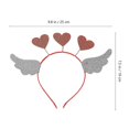 thumbnail image 2 of Party Valentine Headband Angel Headdress for Adults, 2 of 5