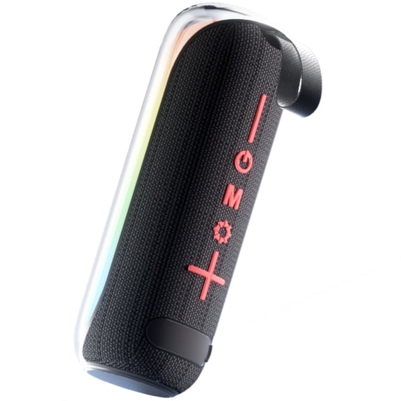 Acer Outdoor Portable Speakers Bluetooth Wireless Loud Speaker with Bass LED Light Waterproof,Black