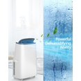 thumbnail image 6 of DSstyles 14000 BTU (9300 BTU DOE) 750 sq ft Portable Air Conditioner, White, 6 of 7
