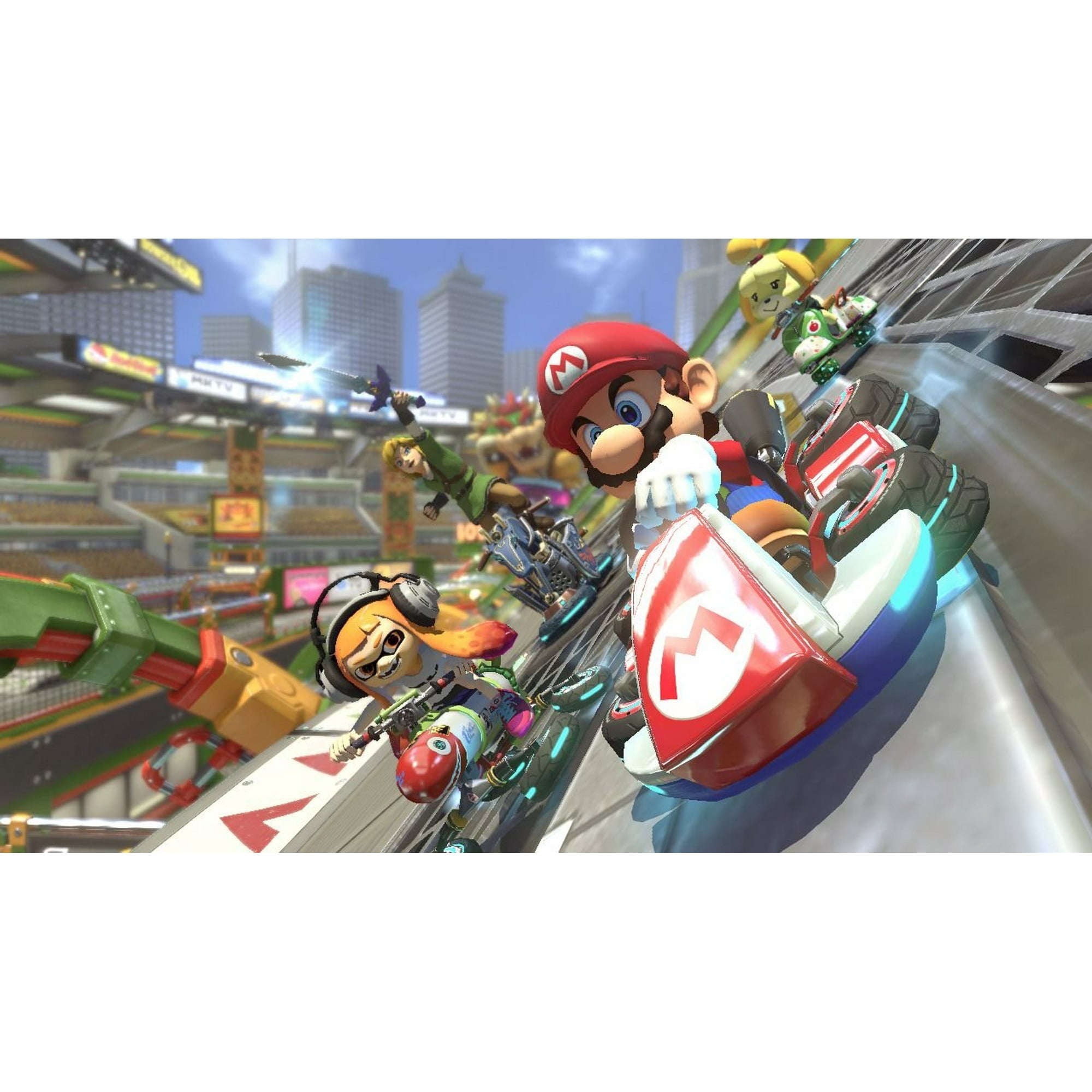 Nintendo Switch Bundle: Neon Red/Blue Joy‑Cons, Mario Kart 8 Nintendo Switch Bundle: Neon Red/Blue Joy‑Cons, Mario Kart 8