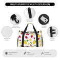 thumbnail image 4 of Balery Strawberry and Lemon Bolsa de Gimnasio para Mujeres, Bolsa de Viaje con Bolsillo Húmedo, Bolsa de Fin de Semana para Mujeres, Bolsa de Viaje Resistente al Agua, 4 of 7