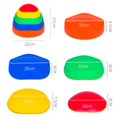 thumbnail image 1 of Ruiboury 5pcs/set Kids Stepping Stones Non-slip Stackable Balance Blocks for Indoor and Outdoor, 1 of 6